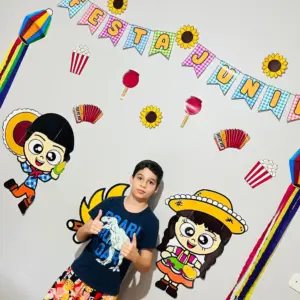 Festa junina é na escola