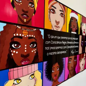 Painel Consciência Negra.