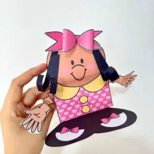 Atividade menina Bonita do Laço de Fita.