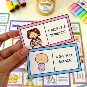 Dominó de frases Sílabas Complexas.